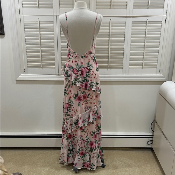 New Fame and Partners Floral Pink Maxi Dress - Picture 13 of 16